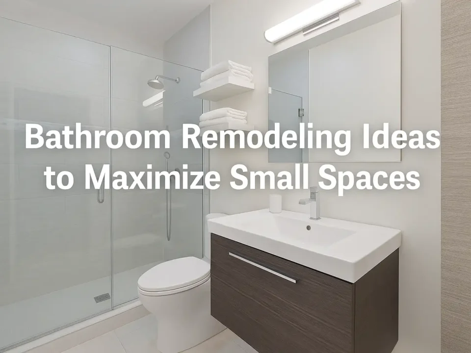 Bathroom Remodeling Ideas to Maximize Small Spaces