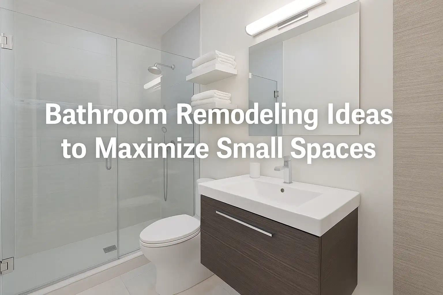 Bathroom Remodeling Ideas to Maximize Small Spaces